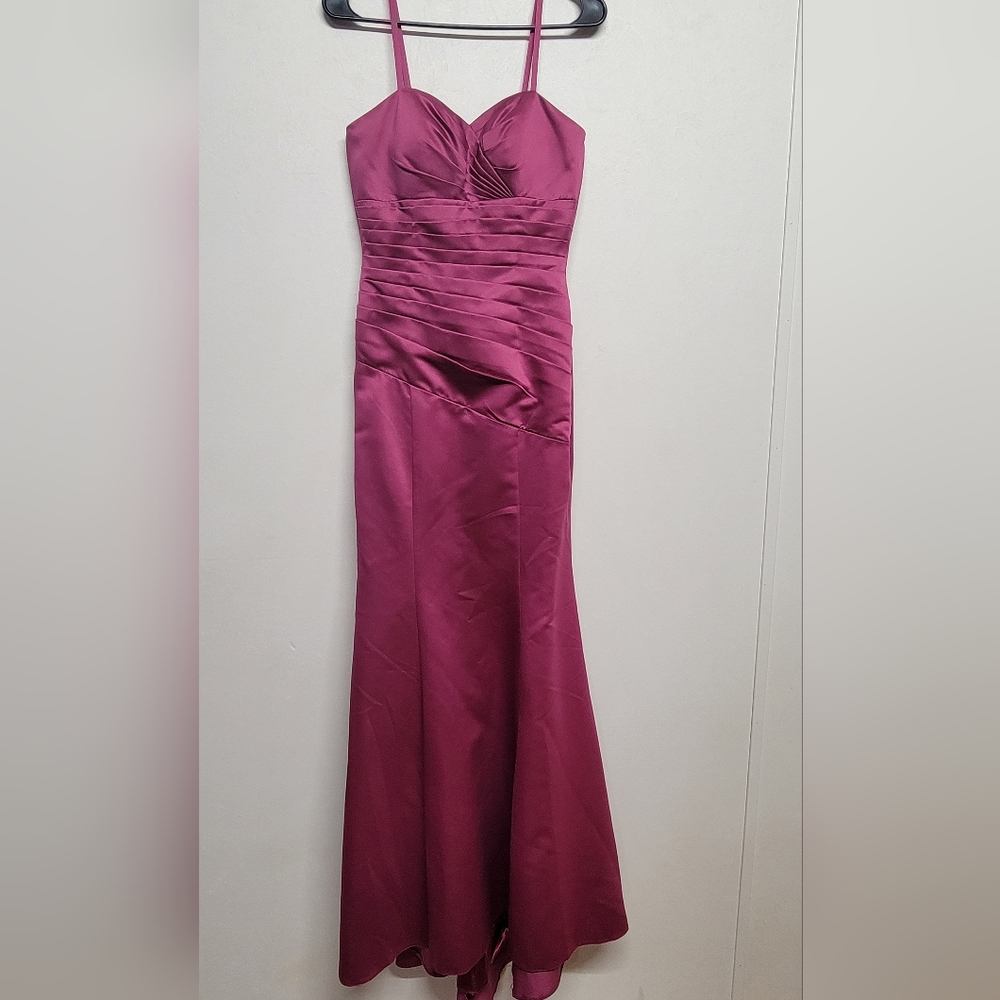 Dark Pink Mermaid Style Dress